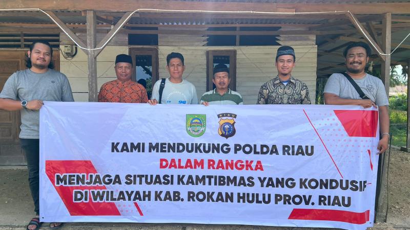 Subdit Politik Dit Intelkam Polda Riau, Gencar Lakukan Sosialisasi dan Kamtibmas di Kab. Rohul