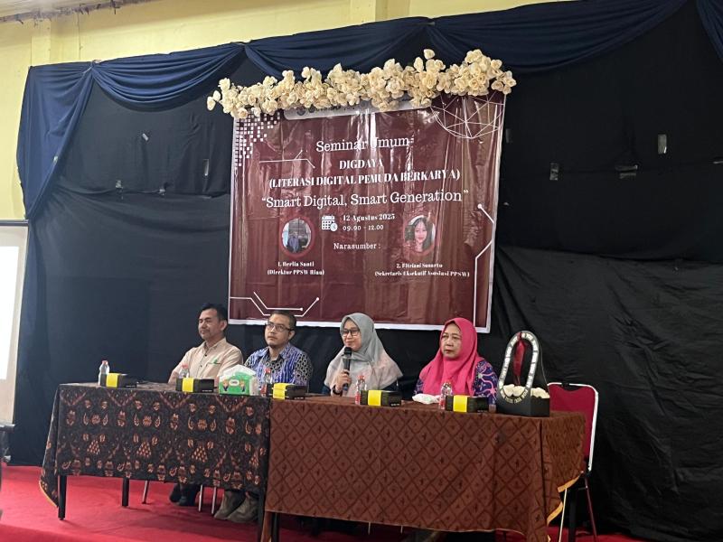 PPSW Riau Gelar Seminar Literasi Digital untuk Mahasiswa Unri